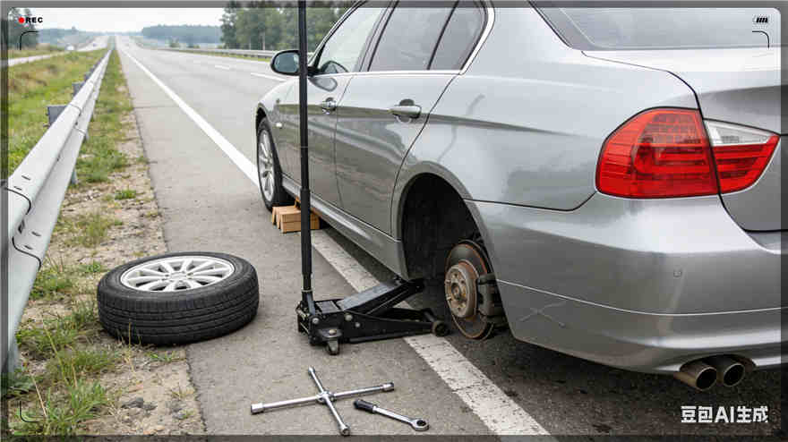 双阳区爆胎道路救援-汽车换备胎